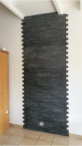 Adossement mural pour arrivée poêle