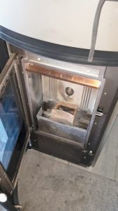 chambre de combustion poele à granulés superior après