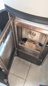 chambre de combustion poele à granulés superior avant