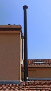 Déplacement d’un poêle à bois Invicta à Meyzieu (69)