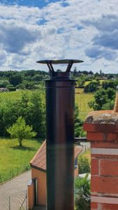 Installation de la sortie de toit