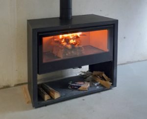 Installation d’un poêle à bois PANADERO à Pusignan (69)
