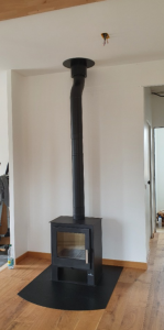 installation poele a bois rhone