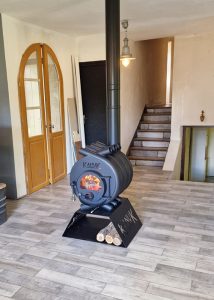 poele kanuk raccordement salon flamatech