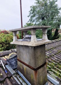 travaux sortie de toit depose chapeau