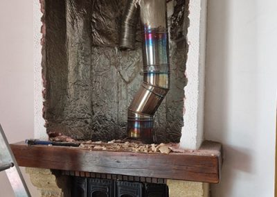 casser mur boisseau isolation cheminee