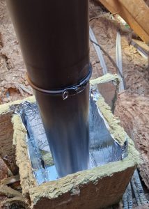 tubage combles installation poele conduit