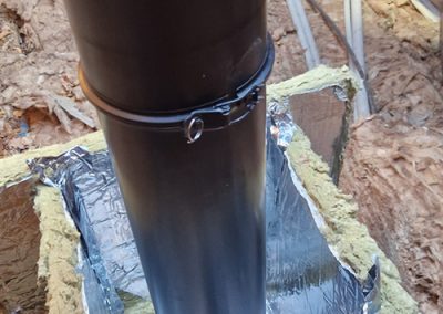 tubage combles installation poele conduit