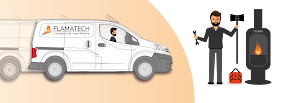 FLAMATECH Entretien poêle granulés et ramonage place picture