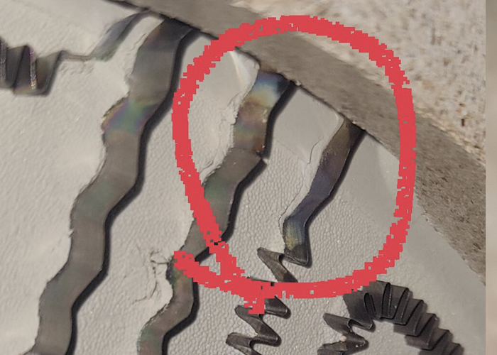 résistance-de-four-électrique-déformation-fil-tungstene