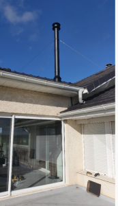 Sortie de toit haubannée FLAMATECH